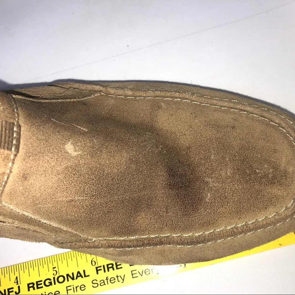 Clarks Tan Leather Loafer Shoes Men's‎ 11.5M Casual Neutral Comfortable